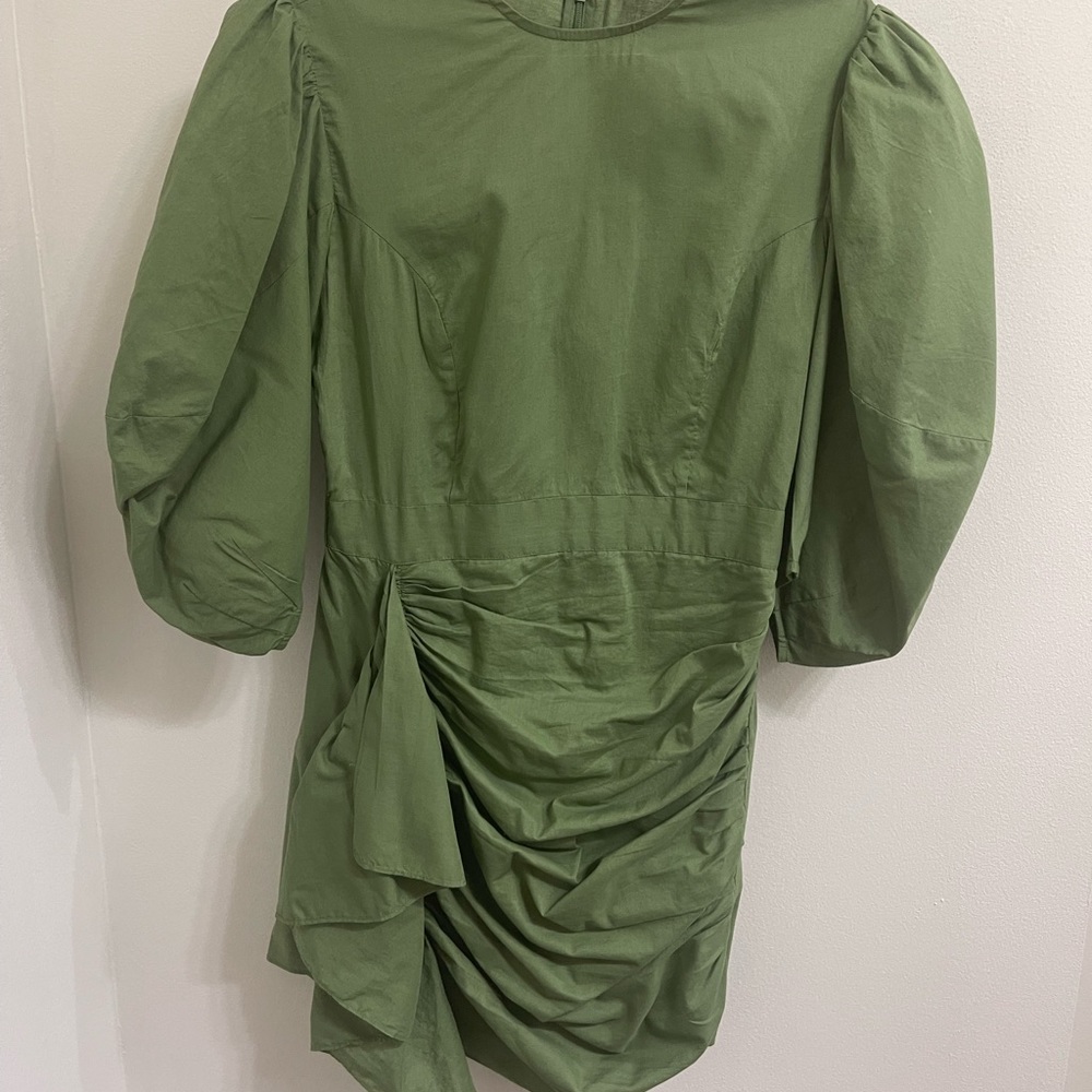 Rhode green pia mini dress size xs